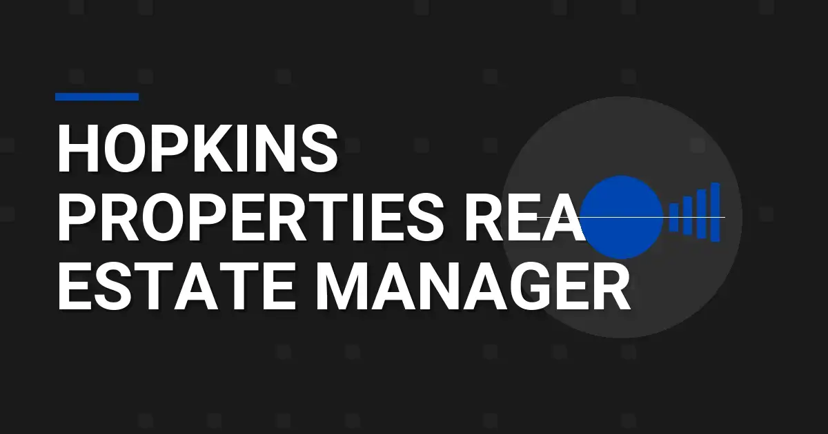Hopkins Properties Real Estate Manager