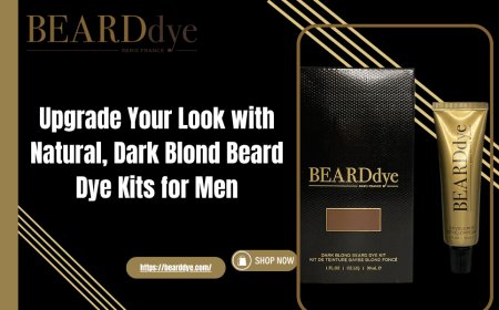 Upgrade Your Look with Natural, Dark Blond Beard Dye Kits for Men