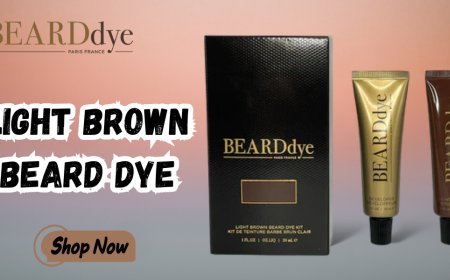 Light Brown Beard Color: Effortless, Natural Grooming by Beard Dye