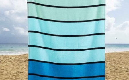 Soak Up the Sun in Style: The Timeless Appeal of Cabana Striped Beach Towels
