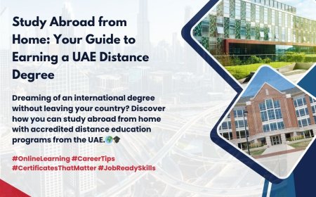 Can I Study Abroad from Home? Guide to Distance Degree in UAE