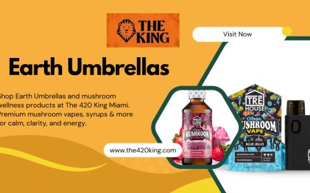 Earth Umbrellas & Mushroom Products in Miami | The 420 King