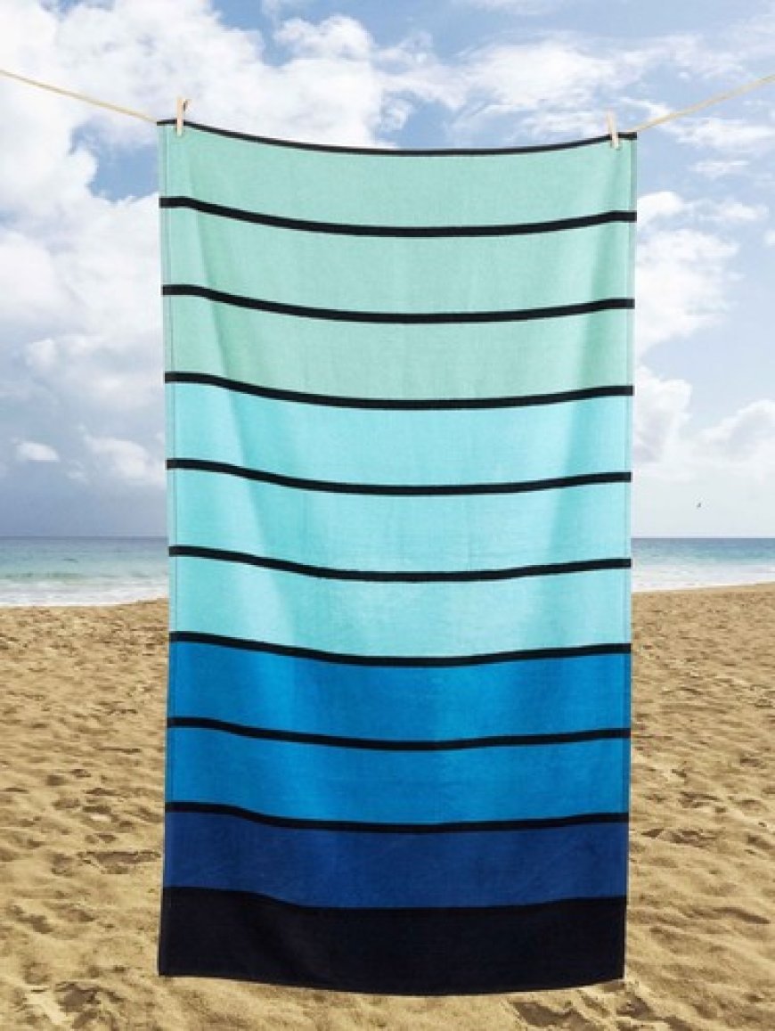 Soak Up the Sun in Style: The Timeless Appeal of Cabana Striped Beach Towels