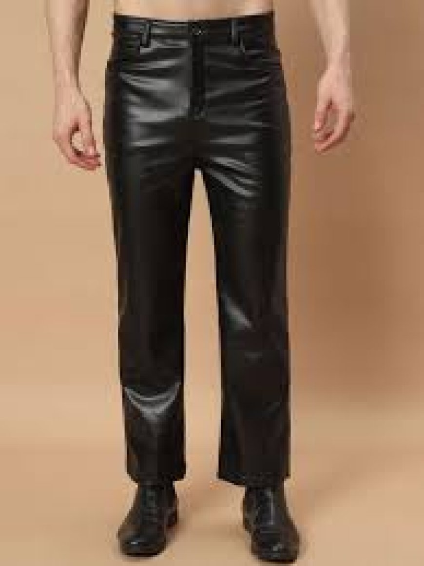 Black Leather Pants for Men – Timeless Style Meets Bold Confidence