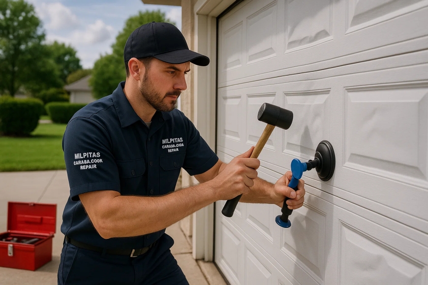 How Do Weather Conditions in Milpitas Impact Garage Door Dents?