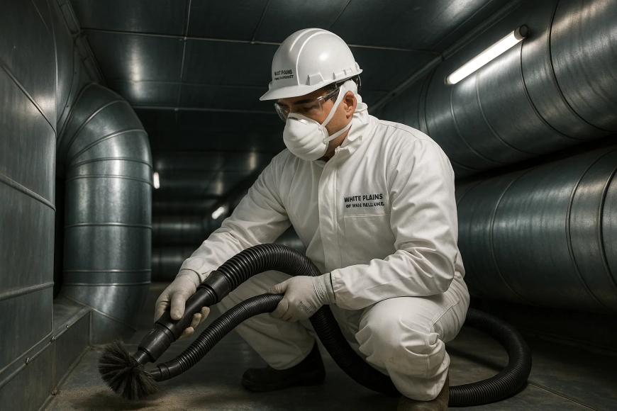 How Does Pure Air Duct Cleaning in White Plains Help Reduce Allergies and Asthma?