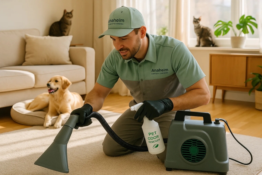 How Do Experts Handle Deep Pet Odor Removal in Anaheim Carpets?